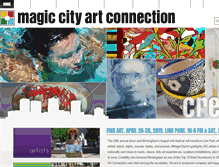 Tablet Screenshot of magiccityart.com